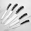 Wusthof Classic Ikon 7 Piece Slim Knife Set with Acacia Block