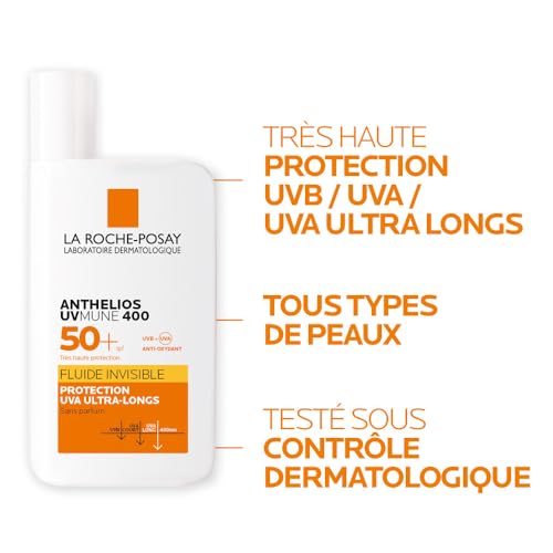 Anthelios Uvmune 400 fluide invisible SFP50+ 50 ml - vue 3