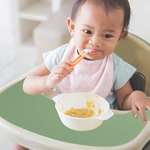 2 peças de jogo americano de silicone para cadeira Stokke Tripp Trapp, bandeja de cadeira alta para