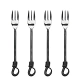 Gourmet Settings Twist N Shout Set of 4 Cocktail Forks