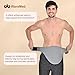 WansMed Ostomy Bag Covers for Men and Women, Ostomy Belt for Sports and Daily Life, Colostomy Supplies, Gray (XXL)