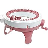 48-Pin Oversized Hand-Knitted, Knit Set, Knit Plate Rotary Double Knitting Machine, Knitting Machine Weaving Loom or Adult and Children's Ki