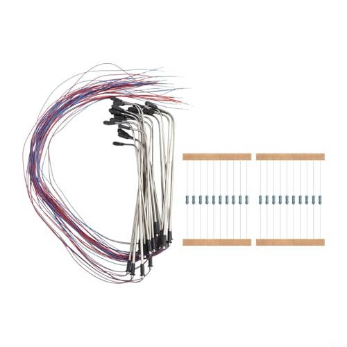 20 Pack N Scale Single Head LED Street Lights, White