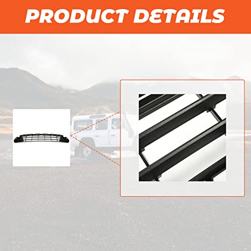 Kojem Front Bumper Lower Grille Compatible with 2010-2012 Ford Fusion Hybrid & S & SE & SEL & Sport Center Bumper Grill Cover Replacement for AE5Z8200DA/ FO1036127/ FO1036127C