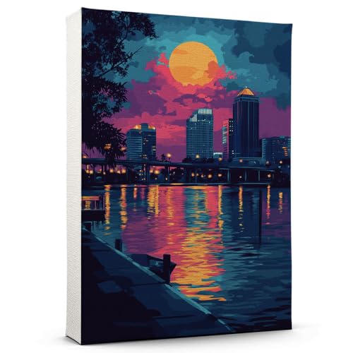 Jacksonville Poster Print, Florida Poster Wall Art, Jacksonville Decor Travel Poster, Florida Travel Gift, Housewarming Gift - 99AZ646