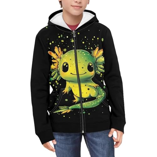 Boys Zip Up Hoodies Long Sleeve Sweatshirt with Pokcets Kids Fashion Outfits