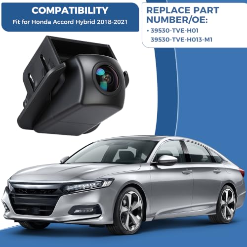Image of Rearview Camera Backup Camera OE:39530-TVE-H013-M1, 39530TVEH01, 39530TVEH013M1, Compatible with 2018-2021 Honda Accord Hybrid