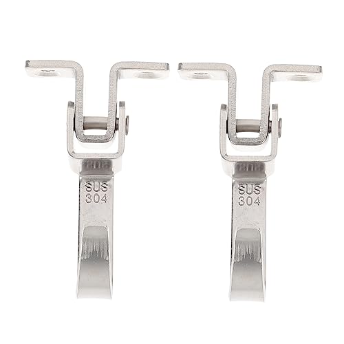 OKUMEYR Hanging Hooks 2 Pcs Ceiling Fan Hooks Screws Heavy Duty Ceiling Hooks for Hammocks Lights and Wind Chimes