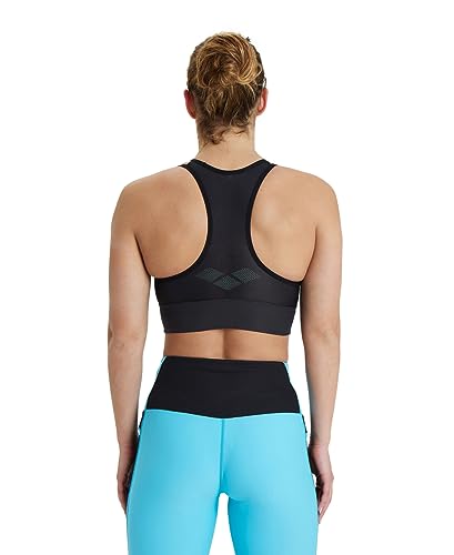 ARENA Women’s Active Sports Bra Top Mesh Back Medium Support Breathable Quick Dry Removable Cups2