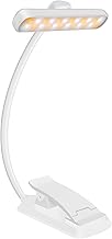 karidi LED Reading Lamp Book with Clamp Battery (White)