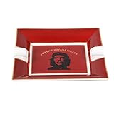 STILVOLLES DESIGN & GRÖSSERE KAPAZITÄT: Der dekorative Aschenbecher ist rostfrei und korrosionsbeständig mit hoher Qualität. Er sieht nicht nur aus wie ein Aschenbecher, sondern auch ein hübsches Stück Keramik als Dekoration auf dem Beistelltisch.