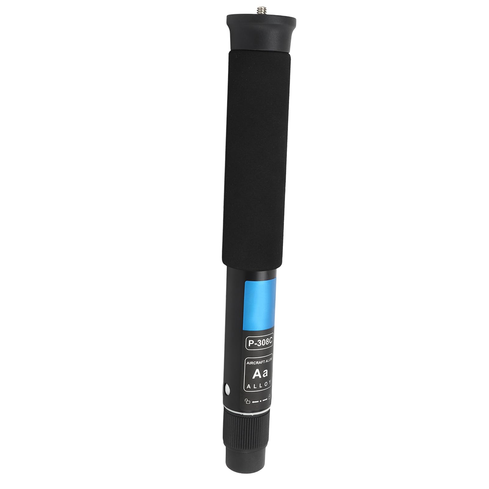 Monopode della Telecamera Estendibile, Monopodo in Lega di Alluminio Leggero da 28 Cm a 157 Cm per Fotografia, Bastone Selfie Portatile per Campeggio Escursionistico
