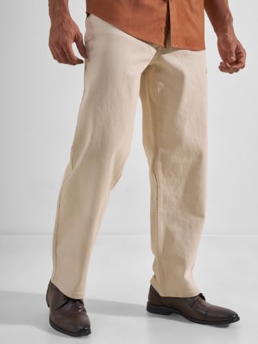 Image of Highlander Men Men's Straight Relaxed Fit Jeans | Stretchable | Everyday Comfort & Style| Jeans for Man|Premium Cotton Blend