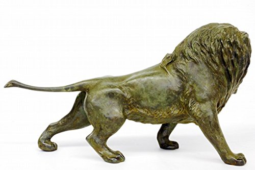 希少品 獅子 丸型 ブロンズ象 オブジェ 置物 銅製 書道具古美術 Amazon.co.jp: 道具芳山『玉獅子 11号』ブロンズ像 銅像 彫像