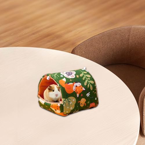 Fenteer Casa para porquinhos-da-índia Hamster Nest, adorável, quente, resistente, casa para pequenos