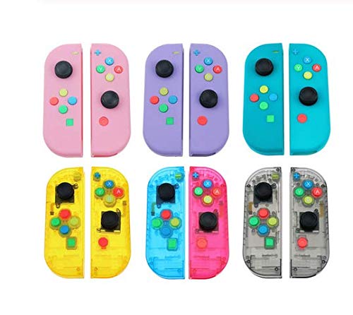 Sostituzione Full Housing Frontalino Maniglia Shell Cover Batteria Centrale Telaio Piastra per Nintendo Switch Controller Joy-Con (verde chiaro)