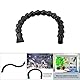 Pssopp Aquarium Wasser Auslass Flexible 360 ° Drehbare Aquarium Wasserrücklauf Aquarium Zubehör Wasseraustrittsdüse Rohrende Abflusspumpe Ende