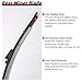 Replacement for VW RABBIT GOLF 5 HATCHBACK 2003-2009 Rear Windshield Back Wiper Arm Blade with Cover Cap