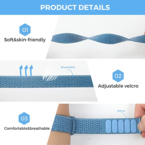 Image of typecase AirTag Wristbands for Kids, TPU Holders with Nylon Straps, 2 Pack | 360 Full Coverage Protection, Lightweight Stretch Fit, Fits Toddlers to Seniors, AirTag Not Included