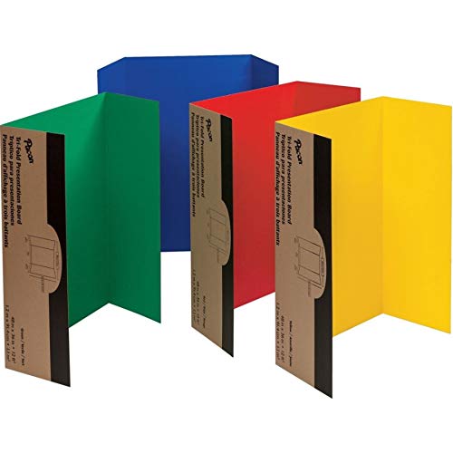 Pacon Corrugated Presentation Board, 48-Inchx36-Inch, Assorted 4 Colors (37654) #TOP2
