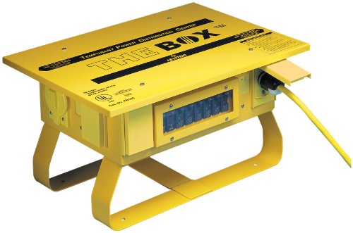 Best Quality 🔥 Leviton PB103 50 Amp, 125/250 Volt, Portable Power Distribution Center, Yellow