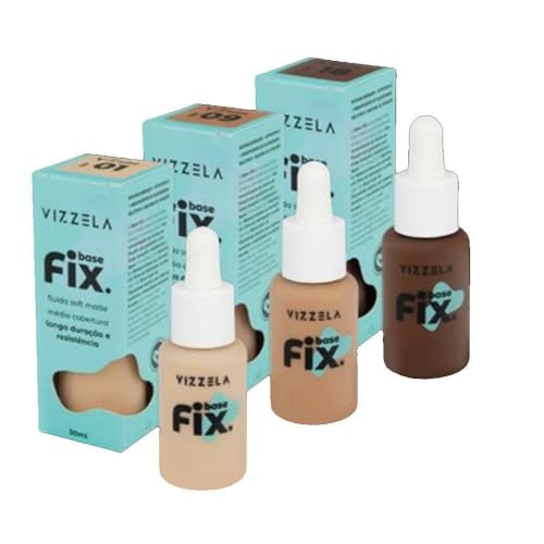 Base Líquida Soft Matte Fix Vizzela 06 30ml