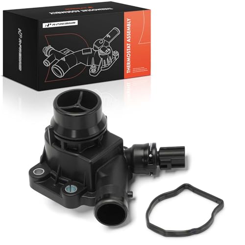 A-Premium Thermostat Housing Kit Compatible with Land Rover LR2 Volvo S60 S80 V60 V70 XC60 XC70 XC90 2008-2015 L6 3.0L 3.2L by A-Premium - Used condition - US$23.79