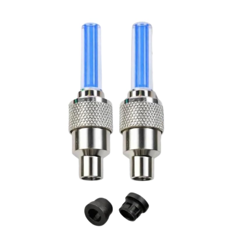 Blue LED Bicycle Tyre Valve Light Motion Sensor Waterproof Wheel Light for Cycle Motorcycle Car Decorative Safety Light Set of 1-image-48