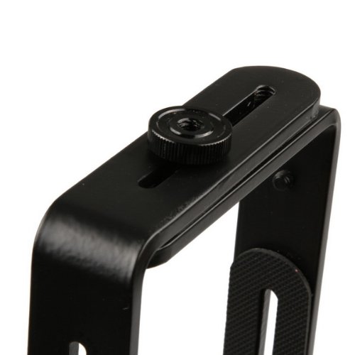 Nicna - Supporto universale regolabile a doppia forma di L, per fotocamera e flash Speedlite