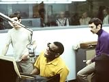 ART.COM Wall Photo Ray Charles in the Recording Studio, 16' x 12'