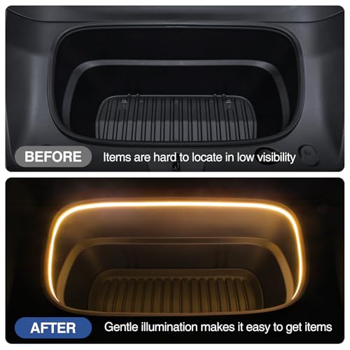 Tira de Luz LED Frontal para Tesla Model Y Juniper 2020-2026 miniatura 2