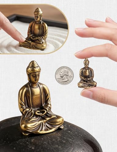 6 Mini Estatuas de Buda para Meditación y Decoración Zen miniatura 6