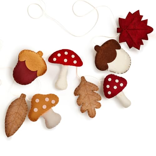 SmoothNovelty Felt Fall Garland Fall Decorations...