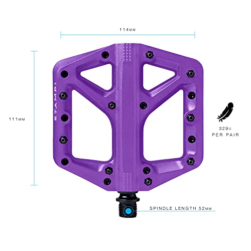 Crankbrothers Mtb Pedals Stamp 1 Large Purple #TOP1