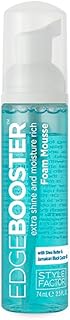 Edge Booster Extra Shine Foam Wrap Moisture Rich Foam Mousse 2.5 Oz TRAVEL SIZE (Shea Butter & Jamaican Black Castor Oil)