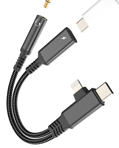 Cordon adaptateur USB C vers Jack 3.5 mm pour le streaming sur iPhone 16 et PC