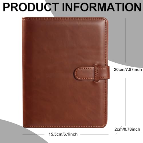 T Tersely 128 Pockets Mini Photo Album for Fujifilm Instax Mini Camera, Polaroid Snap,SocialMatic Instant Cameras (Brown)