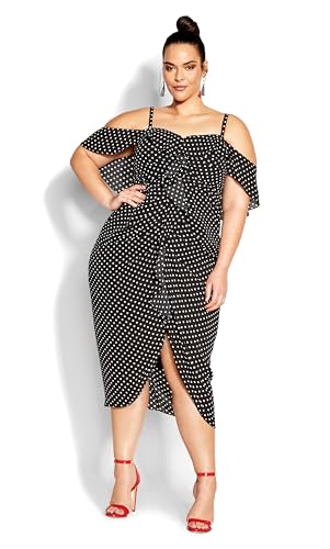 City Chic Women's Plus Size Dress-Gina Spot4