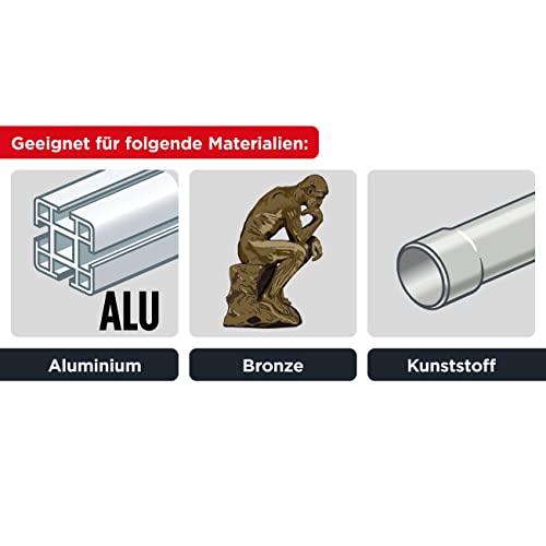 kwb HSS Metallbohrer Ø 13 mm - Abgedrehter Schaft, DIN 338 - Spiralbohrer für Metall - Universell einsetzbar