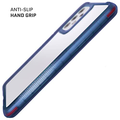 Image of Ghostek COVERT Clear Blue Samsung Galaxy A53 5G Phone Case Shockproof Protective Cover Heavy Duty Protection Shock Absorbent Grip Bumper Designed for 2022 Samsung A53 5G (6.5in) (Blue-Limited Edition)