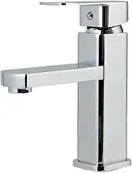 Pingoo.casa, Torneira Banheiro Misturador Monocomando Baixa Madeira - Cromado