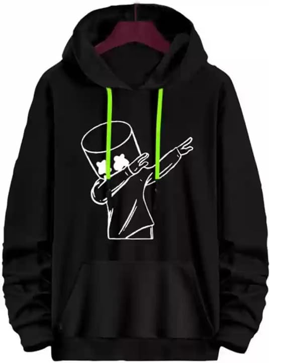 Libas Men's Cotton Hooded Neck Fleece Sweatshirt in neutral