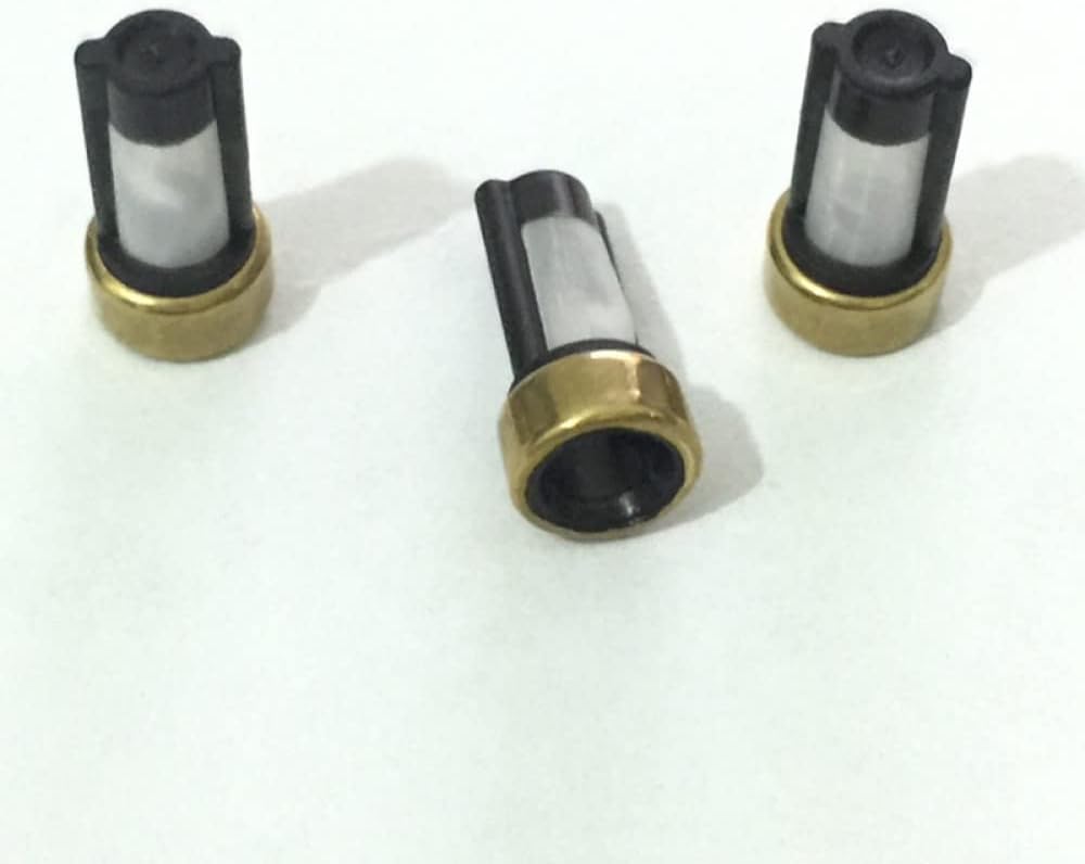 NOBRIM 200pcs Fuel Injector Micro Filter 12 * 6 * 3mm Basket Fuel Injector Filter for Bosch Injectors