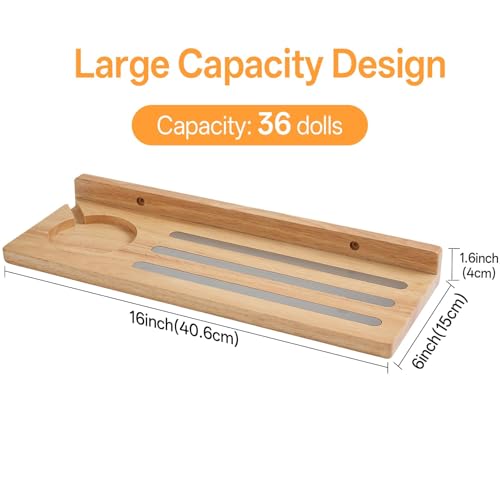 Gieanoo for Tonie Shelf with Wall Mount Storage 30-36 Characters,Natural - image 3