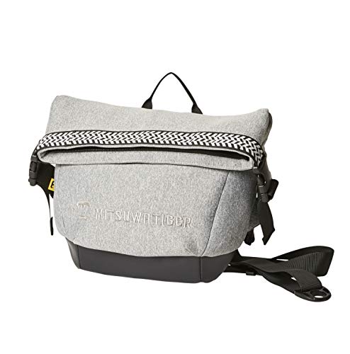 美津和タイガー ラウンドメッセンジャーバッグ MT7GRK01 グレー 18Ⅼ