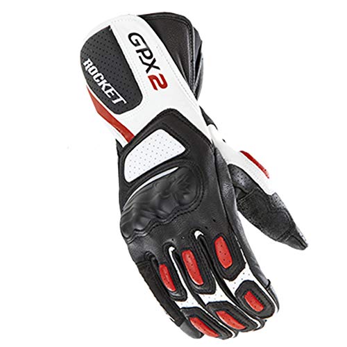 Joe Rocket Men's GPX 2.0 Glove (Black/Red/White, XL)