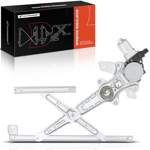 A-Premium Power Window Regulator with Motor (6 Pins, with Express Up or Down) Compatible with Honda Civic 2012-2015 Sedan Front Left Driver Side