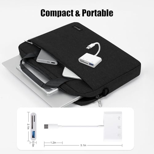 GOLDYIPE USB-C 3-in-1 SD/MicroSD Card Reader w/ USB 3.0 Port (iPhone, iPad, Mac & Android) - image 6