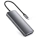 Produktbild USB C Adapter Hub 11 in 1 MacBook Adapter mit 100W PD,Dual 4K 60HZ RJ45 Gigabit Ethernet,HDMI,TF/SD Kartenleser,3.5mm Audio/Mic für MacBook,Mac Pro Mini,Surface Pro,XPS,PC,Flash Drive,Mobile HDD
