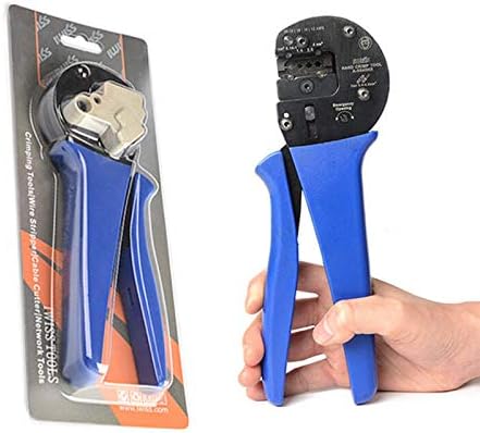 IWS-0540HX Hand Crimper Plier Tools for 0.14mm2-4.0mm2 (AWG26-12) Harting Han D/E/C Connectors with Locator